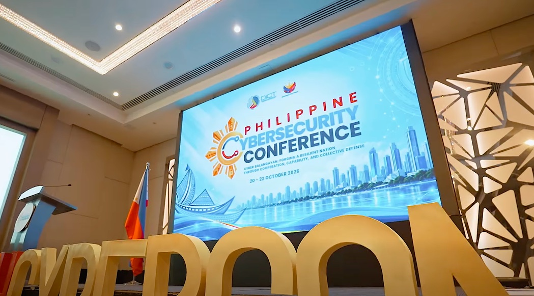 The Philippine Cybersecurity Conference 2026 stage at Sheraton Manila Bay
